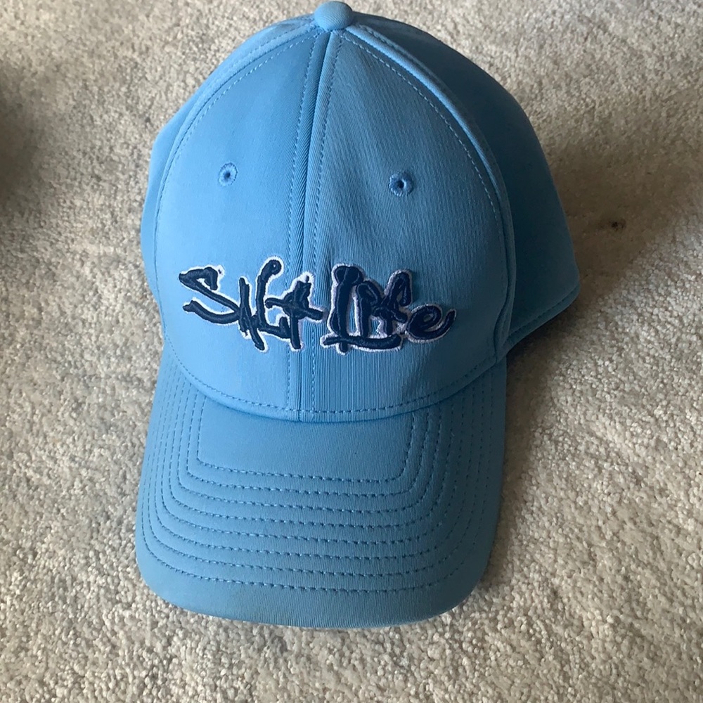 Sky blue salt life hat men’s fitted